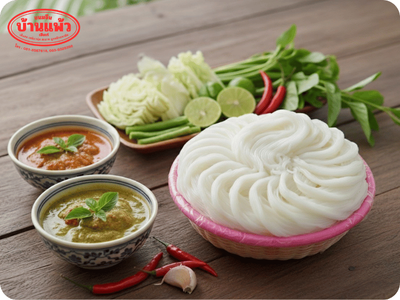 โรงงานขนมจีนสดสมุทรสาคร